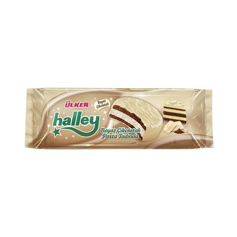 Ulker Halley White Chocolate Sandwich Biscuit 210g | Ulker In Lebanon