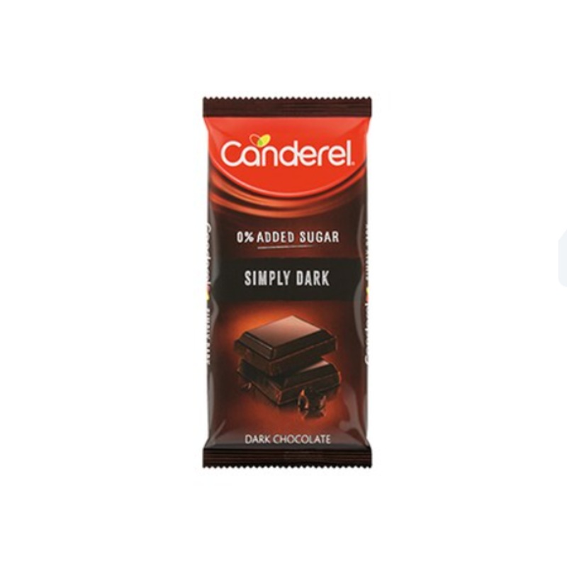 Canderel Milk Chocolate With Simply Dark Chocolate Bar 100GR | Canderel In Lebanon