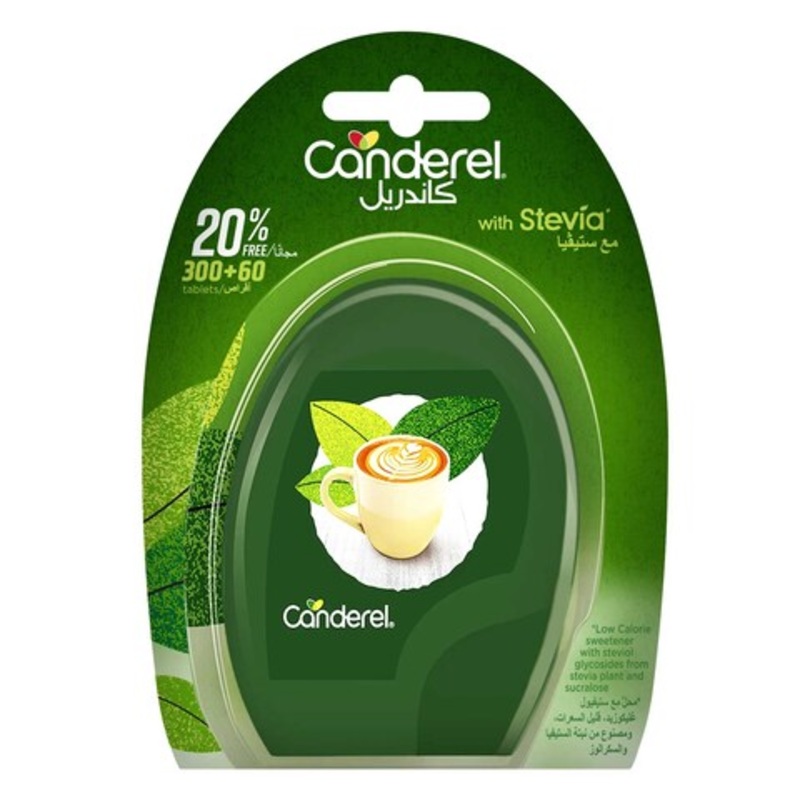 Canderel Stevia 300+60 Free Tabs  | Canderel In Lebanon