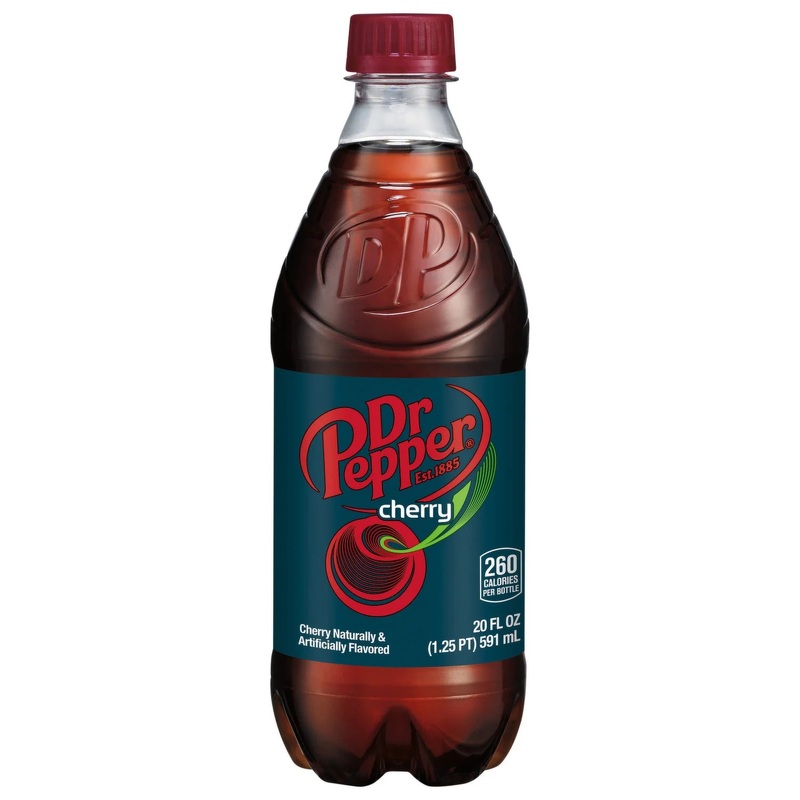 Dr.Pepper Cherry Soda Bottle 591m | Dr.Pepper In Lebanon