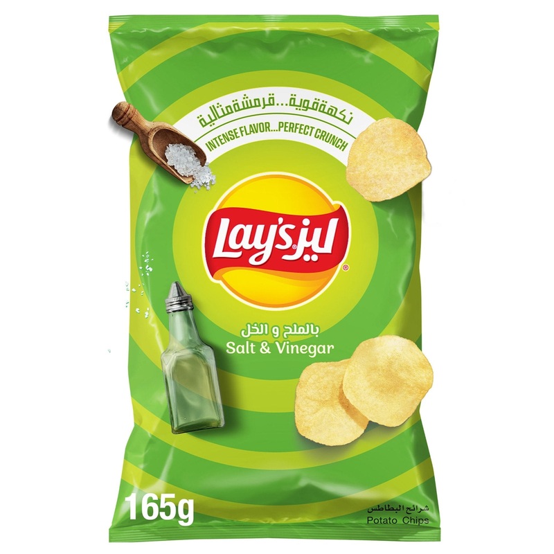 Lays Salt & Vinegar Chips 165g | Lays In Lebanon