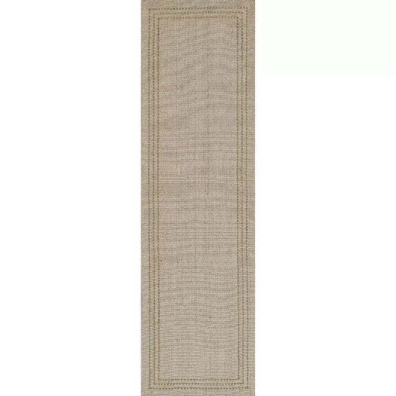 Momeni Beige Oliver Striped Border Handloomed Rug | Momeni In Lebanon
