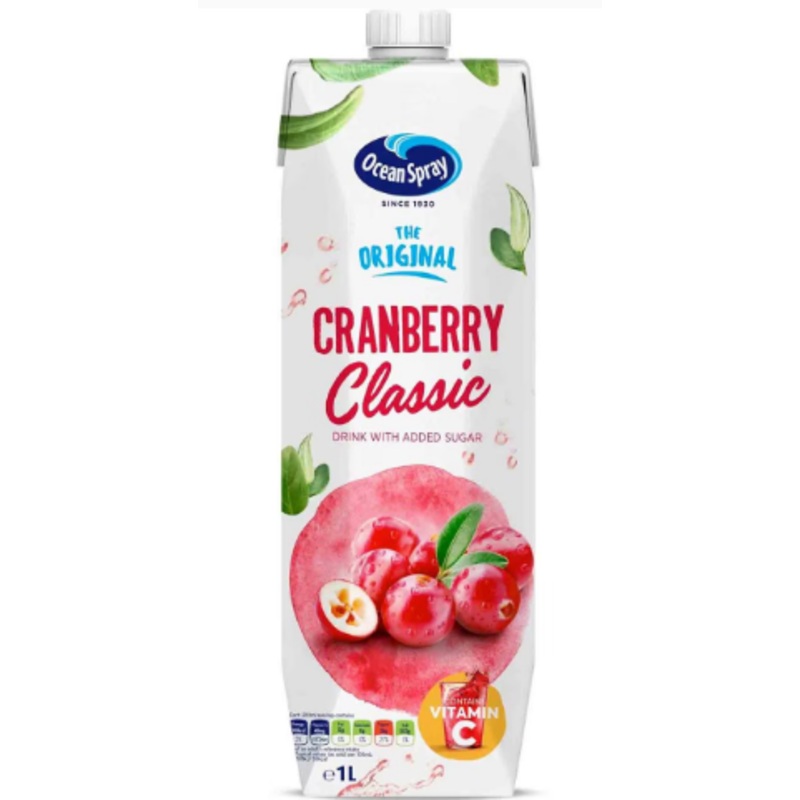 Ocean Spray The original Cranberry Classic Drink 1L | Ocean Spray In Lebanon