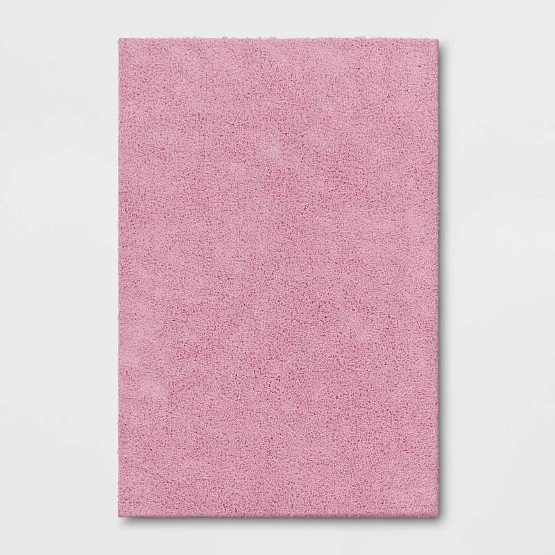 Room Essentials Pink Washable Shag Area Rug | Room Essentials In Lebanon