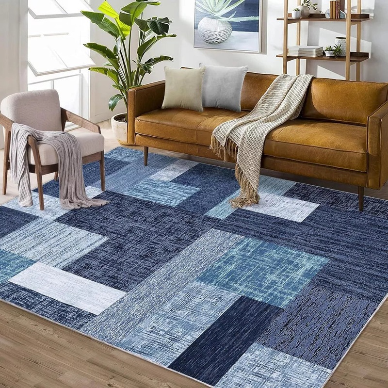WhizMax Washable Area Rugs with Geometric Plaid Pattern | WhizMax In Lebanon