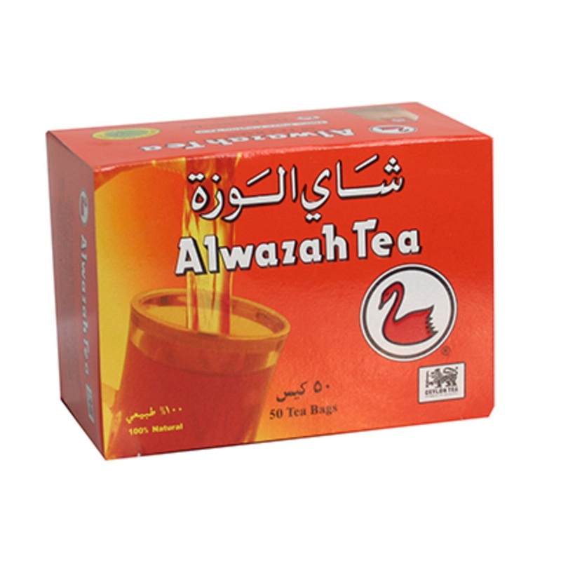 Alwazah Tea (Swan Brand) 100% Pure Ceylon Tea 50 Bags | Alwazah In Lebanon