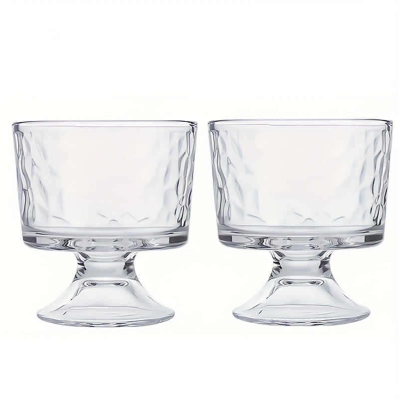 Deli Glass Transparent Clear Cheerfulness Of Summer Ice Cream Cups 300ml 6Pcs (TB033) | Deli Glass In Lebanon