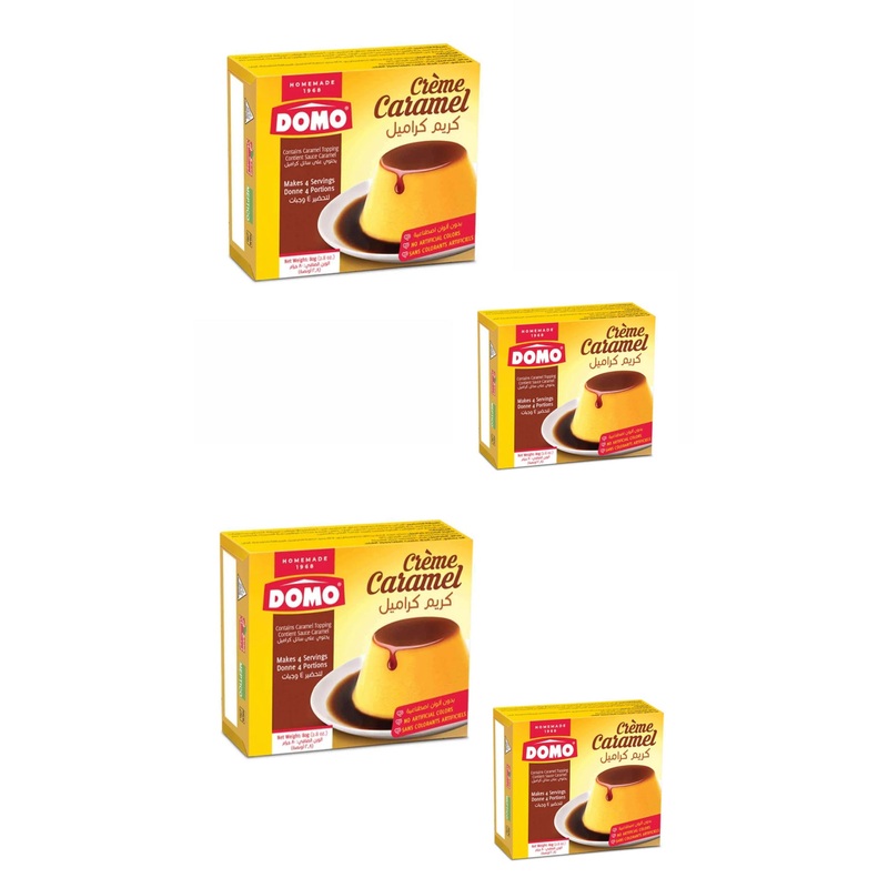 Domo Crme Caramel 70GR 3+1 FREE |Domo In Lebanon