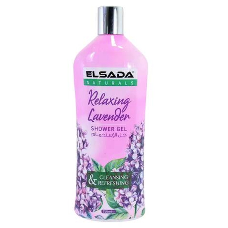 Elsada Naturals Relaxing Lavender Shower Gel 750ml