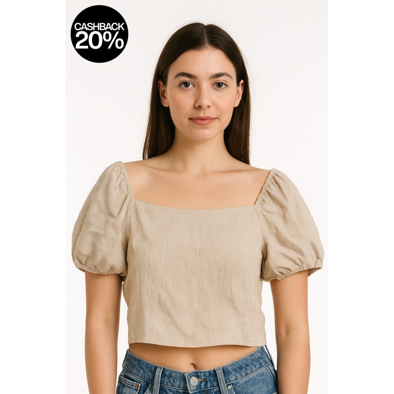 Forever 21 Women’s Beige Off The Shoulder Blouse | Forever 21 In Lebanon