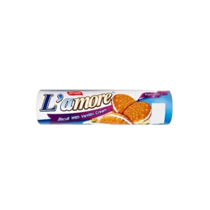 L’Amore Sandwich Biscuit With Vanilla 150GR | L’Amore In Lebanon