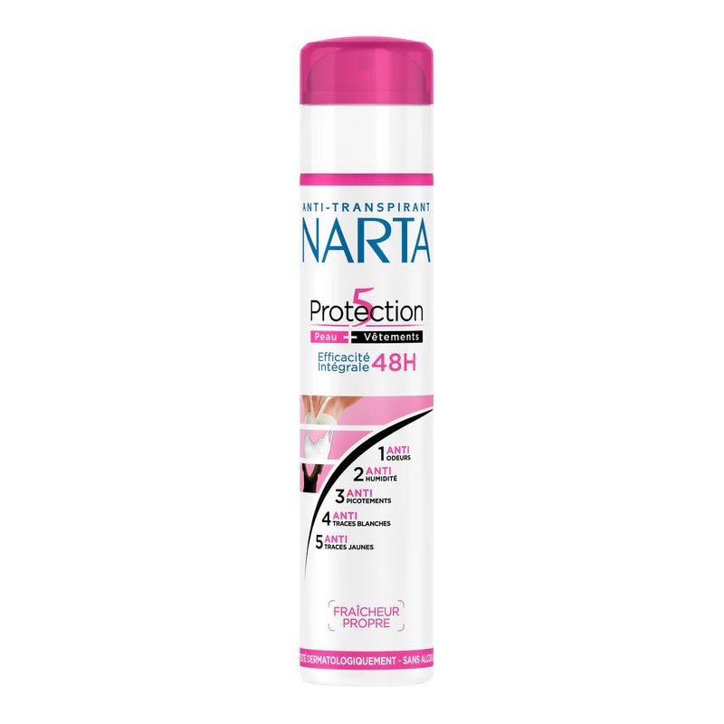Narta Anti – Trasparent Women Deodorant 5 Protection 200ml