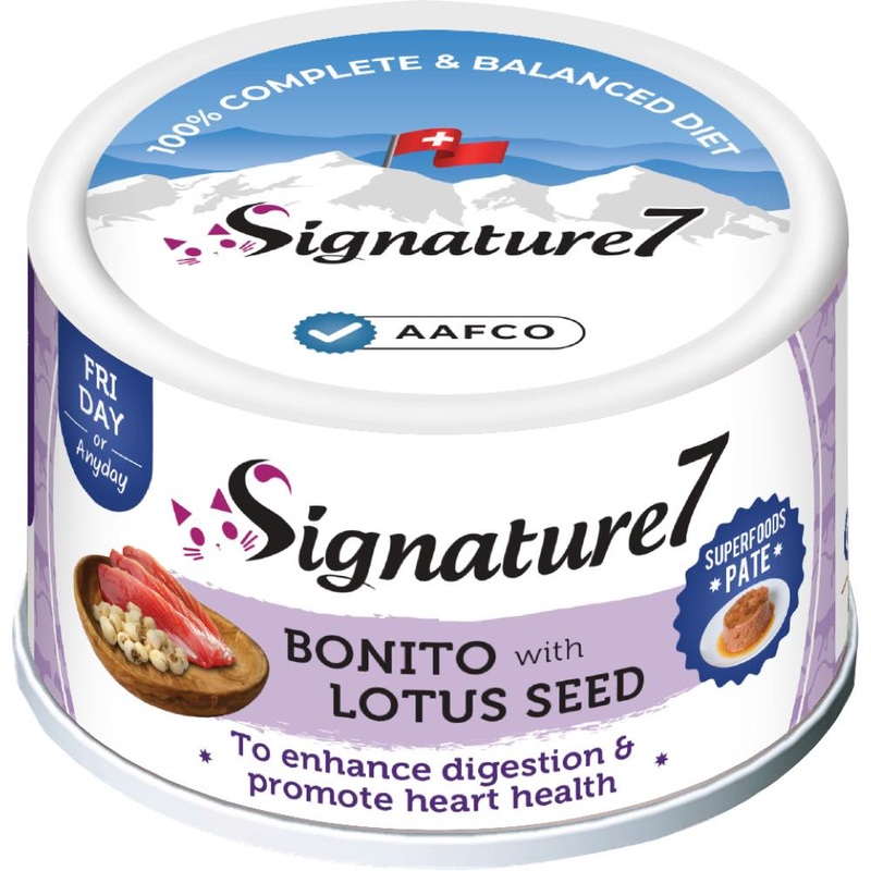 Signature7 Bonito With Lotus Seed Pate Cats Food 80g | Signature7 In Lebanon