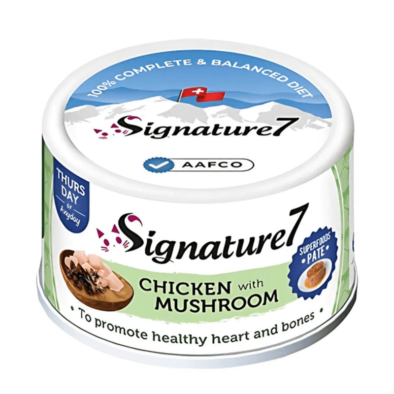 Signature7 Chicken With Mushroom Pate Cats Food 80g | Signature7 In Lebanon