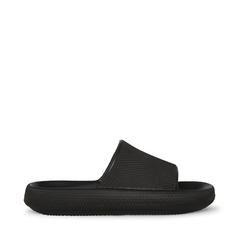 Steve Madden Women’s Black Scuba Slipper |Steve Madden In Lebanon