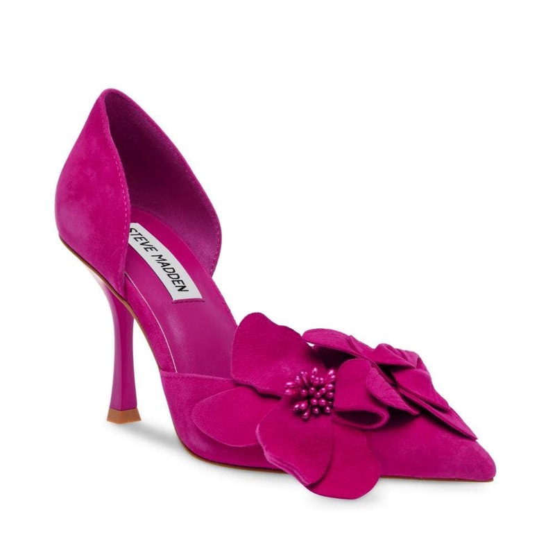 Steve Madden Women’s Magenta Suede Florenita Heels | Steve Madden In Lebanon