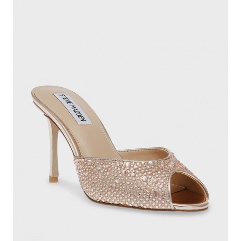 Steve Madden Women’s Rose Gold Microsuede Rollout-R Sandal | Steve Madden In Lebanon