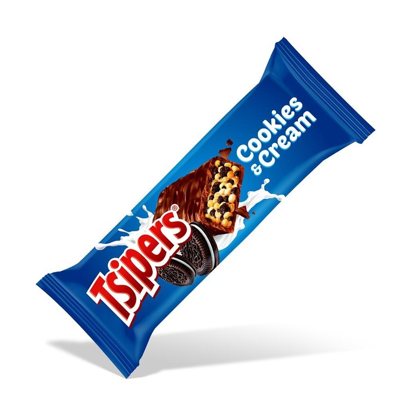 Tsipers Cookies & Cream Cereal Bar 22GR | Tsipers In Lebanon
