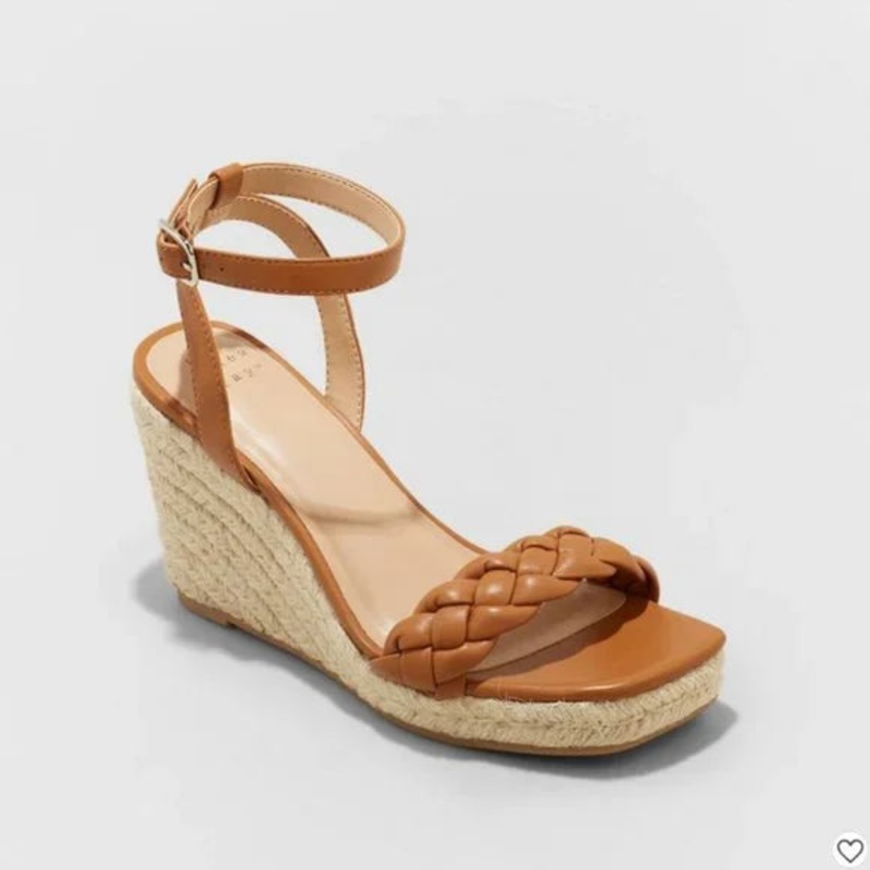 A New Day Women’s Beige Joyce Wedge Heeled Sandal | A New Day In Lebanon
