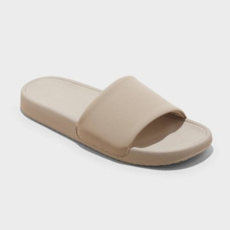 All In Motion Women’s White Makenna Slide Slipper | All In Motion In Lebanon
