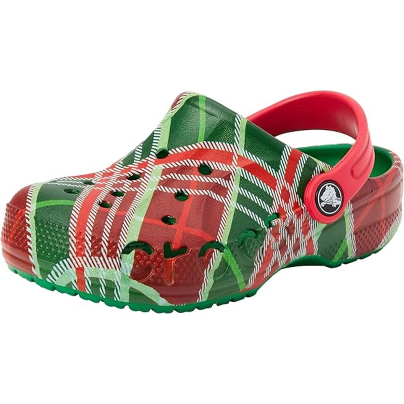 Crocs Kids’s Multicolor Baya Holiday Plaid Clog Slipper | Crocs In Lebanon
