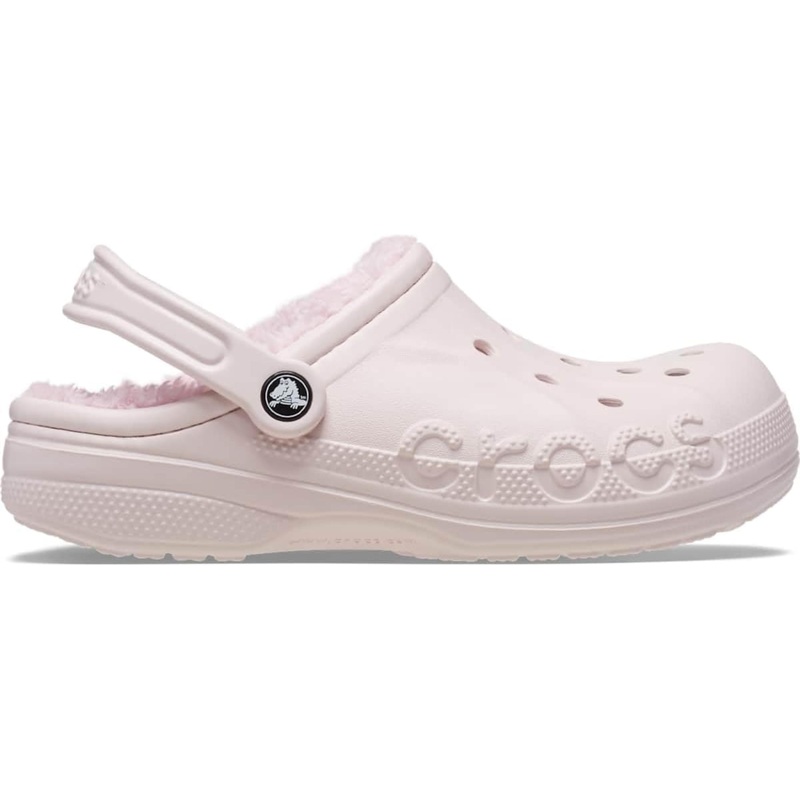 Crocs Women’s Light Pink Baya Lined Clog Barely Slippers | Crocs In Lebanon