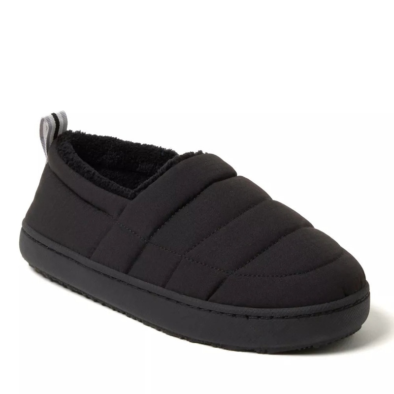Dearfoams Women’s Black Fern Ripstop Closed Back House Slipper | Dearfoams In Lebanon