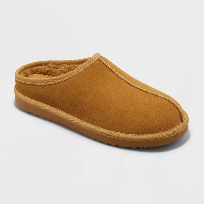 Goodfellow & Co Men’s Brown Cruz Genuine Suede Clog Slippers |Goodfellow & Co In Lebanon