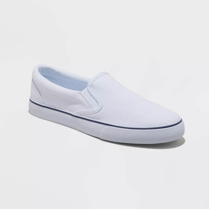 Goodfellow & Co Men’s White Phillip Twin Gore Sneakers | Goodfellow & Co In Lebanon
