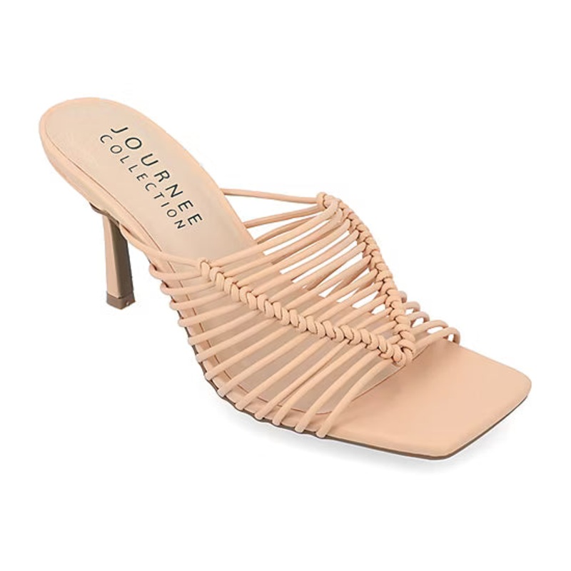 Journee Collection Women’s Nude Saskia Heeled Sandal | Journee Collection In Lebanon