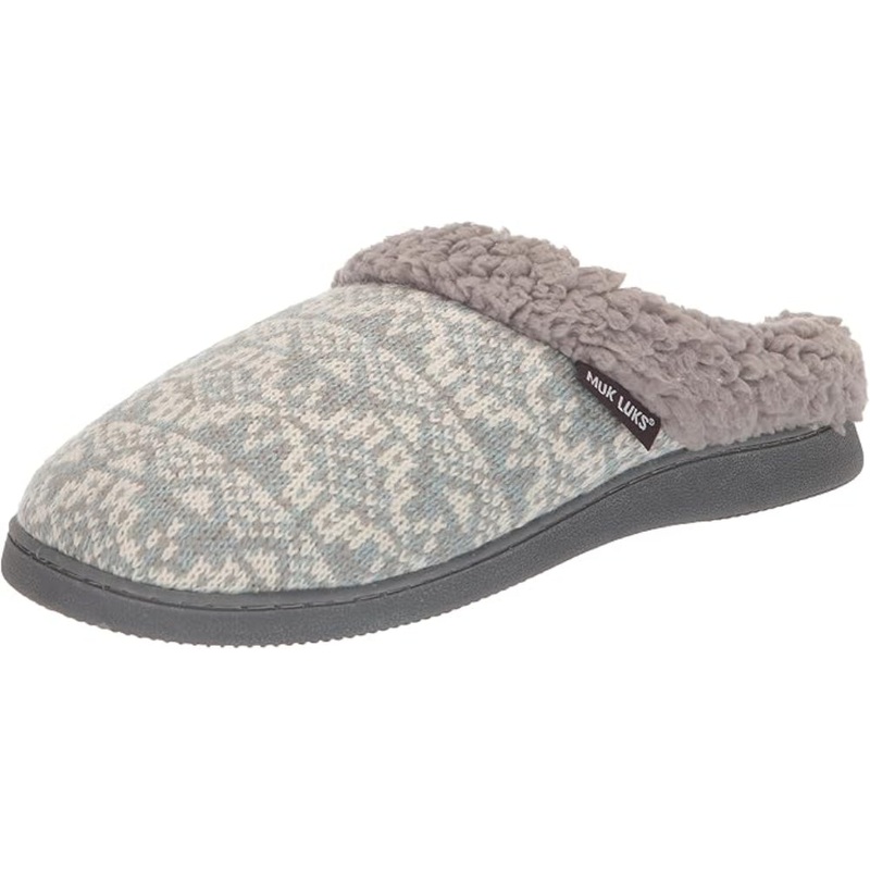Muk Luks Women’s Gray Suzanne Clog Slippers |Muk Luks In Lebanon