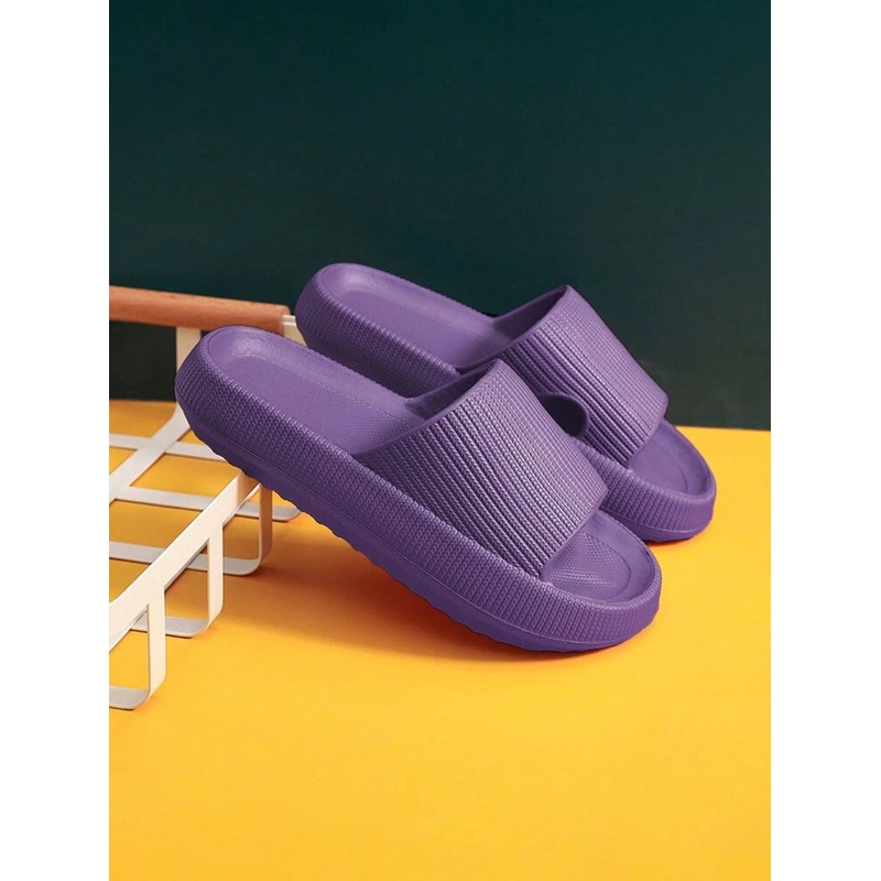 SD  Women’s Light Purple Thick Sole Slipper | SD In Lebanon