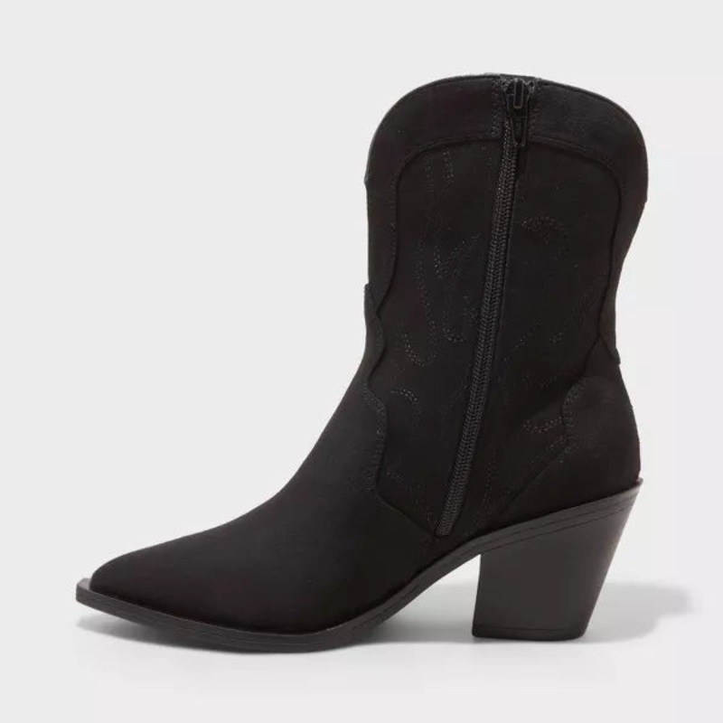 Universal Thread Women’s Black Western Style Boots | Universal Thread In Lebanon