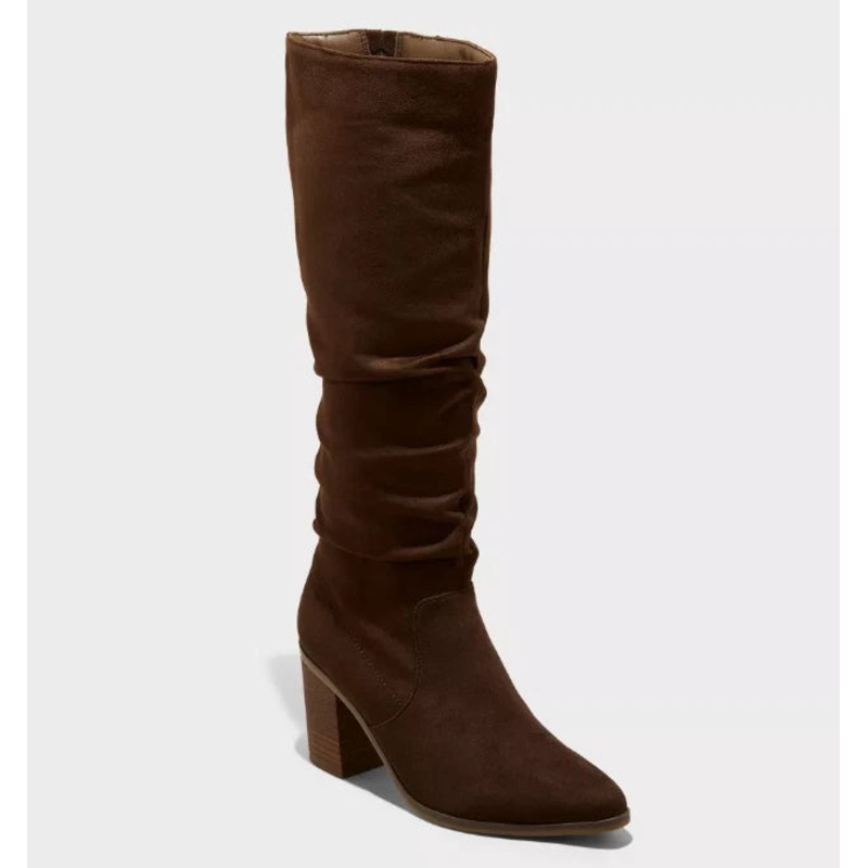 Universal Thread Women’s Dark Brown Junie Tall Boots | Universal Thread In Lebanon