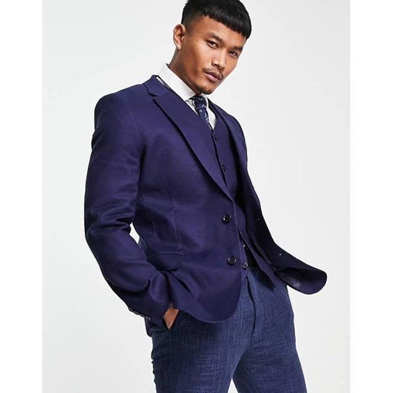 Asos Design Men’s Navy Blue Blazer ANF239