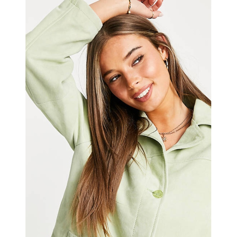 ASOS DESIGN Women’s Pale Green jacket AMFJ226