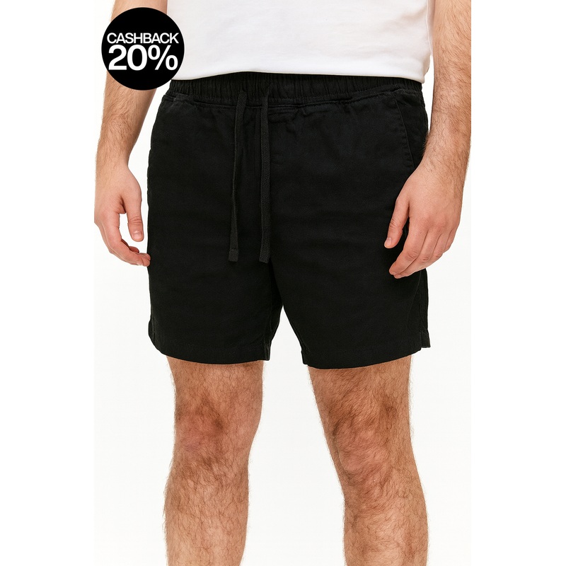 Forever 21 Men’s Black Elastic Waistband Short |Forever 21 In Lebanon
