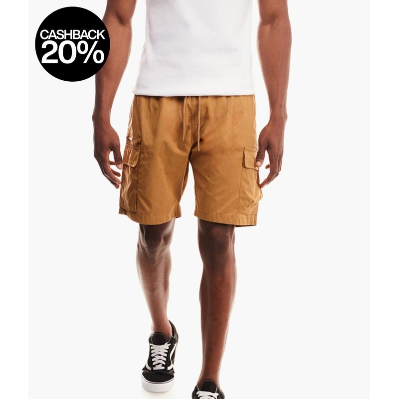 Forever 21 Men’s Khaki Cargo Short | Forever 21 In Lebanon
