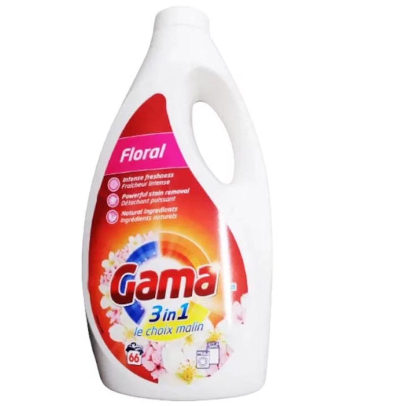 Gama Laundry Gel Floral 3in1 2.2L | Gama In Lebanon
