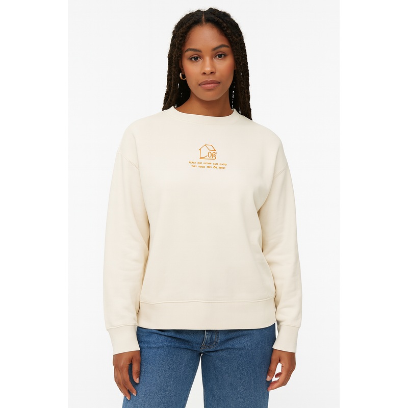 Lee Women’s Beige Long-Sleeve Sweatshirt | Lee in Lebanon
