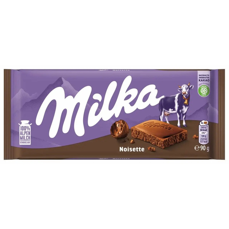Milka Noisette Chocolate Bar 90GR | Milka In Lebanon