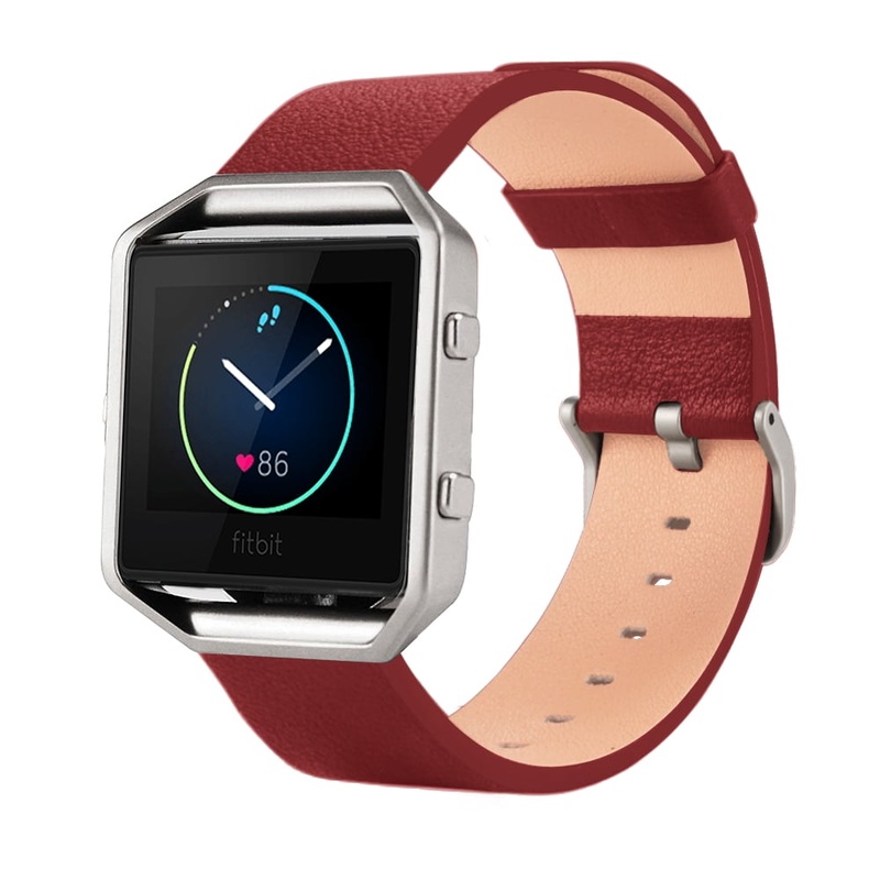 Posh Tech Unisex Red Leather Apple Watch Wrap |Posh Tech in Lebanon
