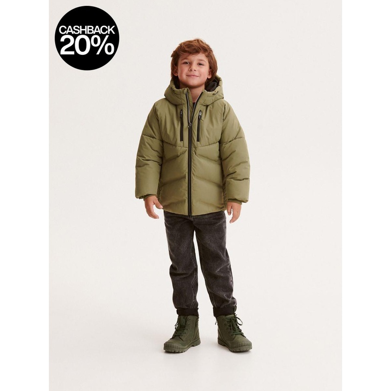 Reserved Boy’s Khaki Green Jacket | Reserved In Lebanon