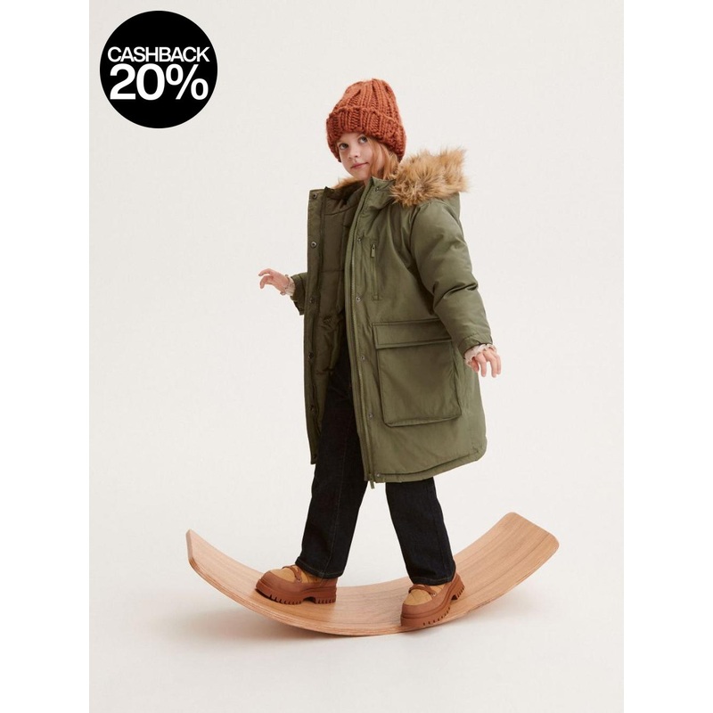Reserved Boy’s Olive Green Puffer Jacket | Reserved In Lebanon