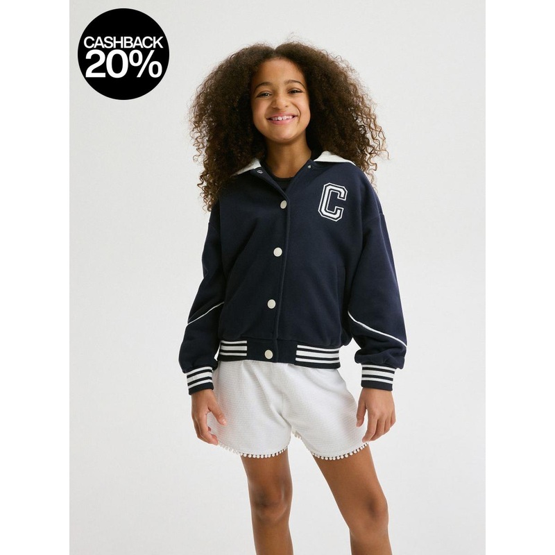 Reserved Girl’s Navy Hooded Jacket | Reserved In Lebanon
