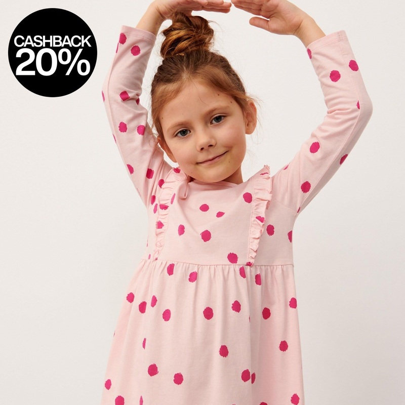 Sinsay Baby Girl’s Pastel Pink Ruffle Details Dress | Sinsay In Lebanon