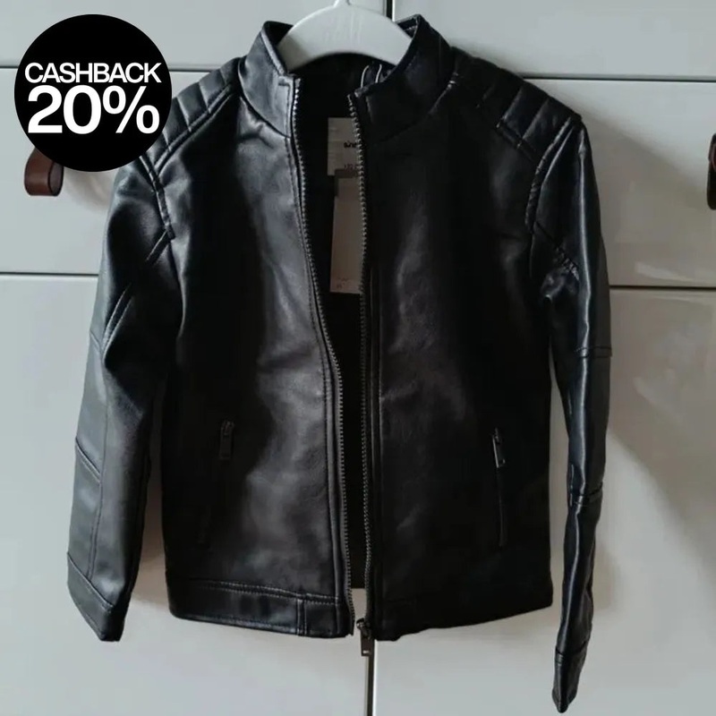 Sinsay Boy’s Black Eco Leather Jacket | Sinsay In Lebanon