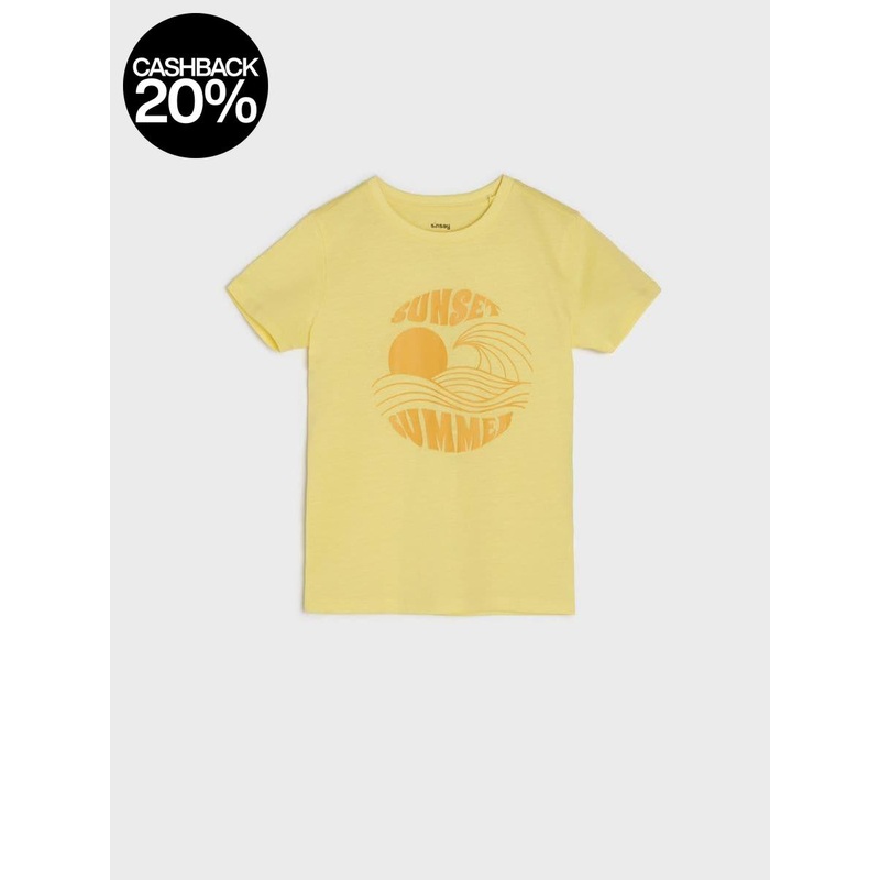 Sinsay Boy’s Yellow Short-Sleeve T-Shirt |Sinsay In Lebanon