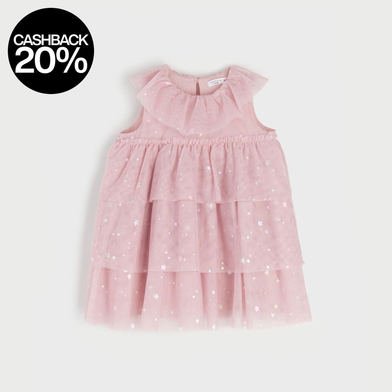 Sinsay Fox And Bunny Baby Girl’s Dusty Rose Tulle Dress | Sinsay In Lebanon