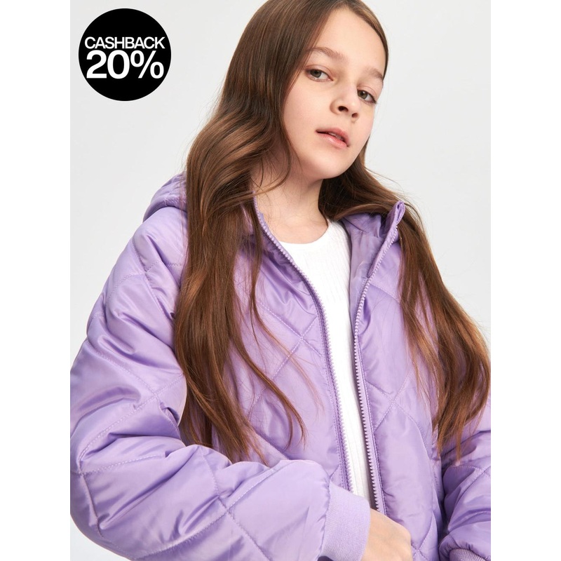 Sinsay Girl’s Lavender Purple Puffer Quilted Jacket | Sinsay In Lebanon